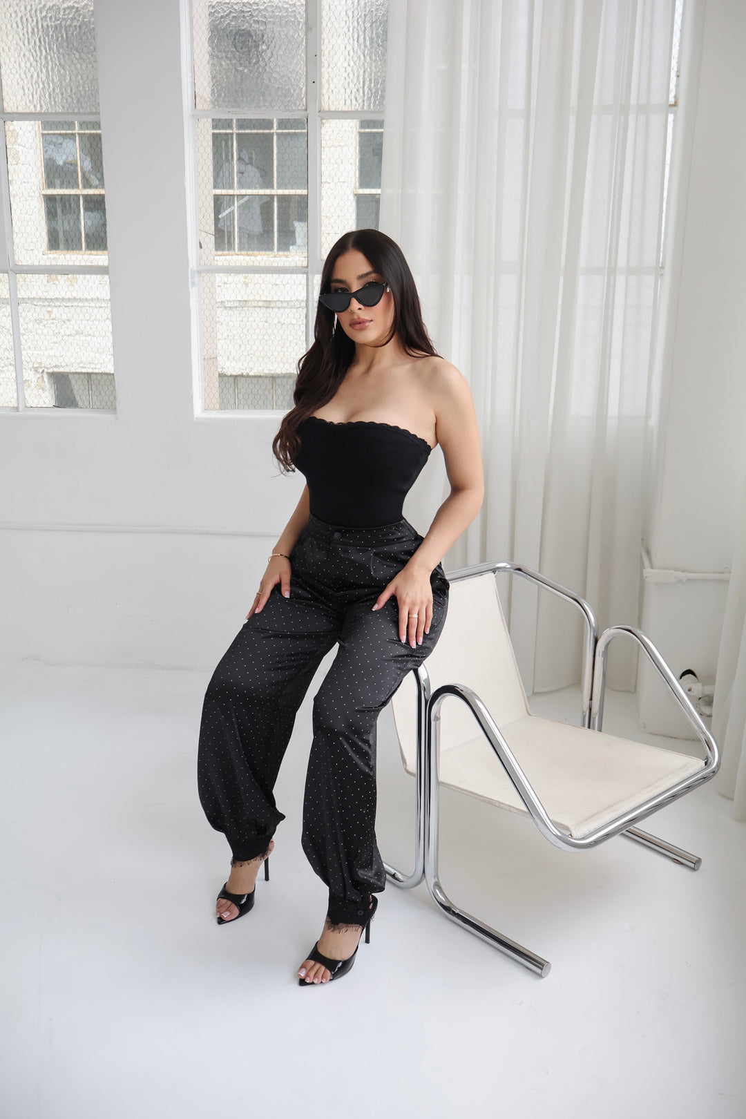 Darla Polkadot Parachute Pants