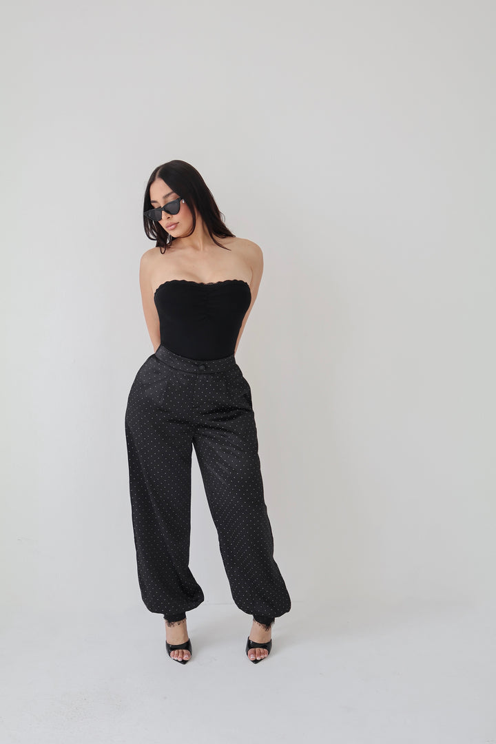 Cassie Lace Trim Bodysuit