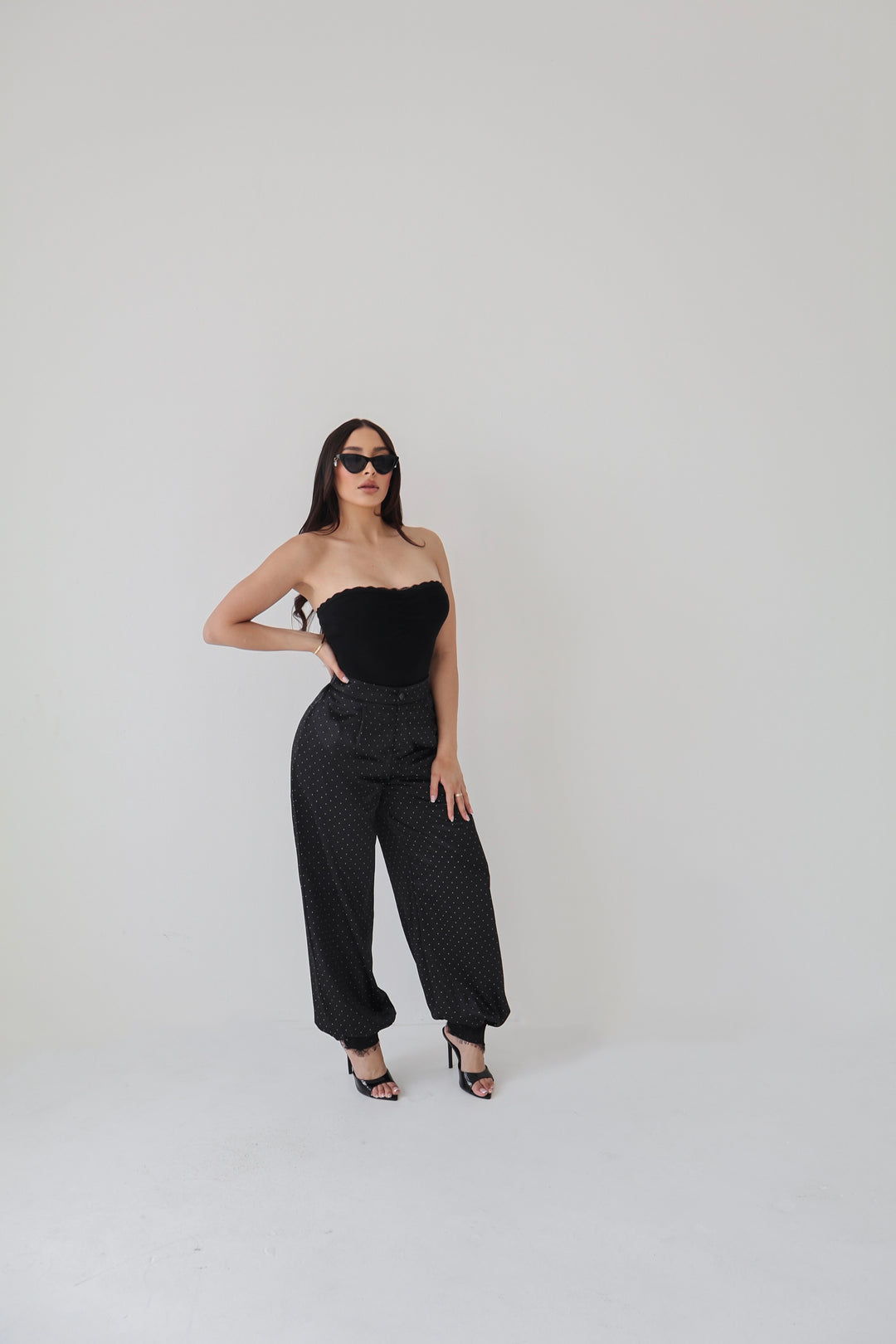 Darla Polkadot Parachute Pants
