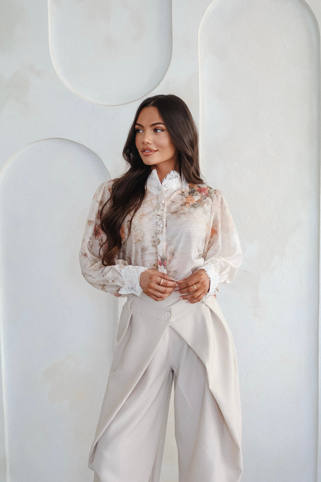Claudia Floral Button Up