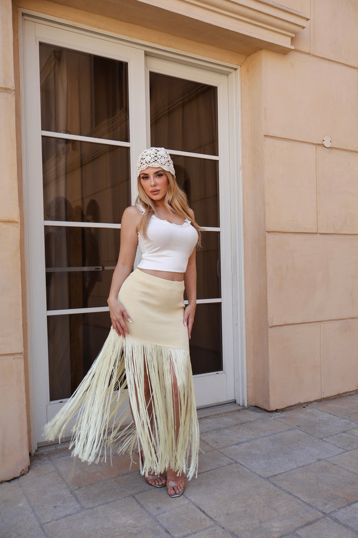 Leona Lace Top - White