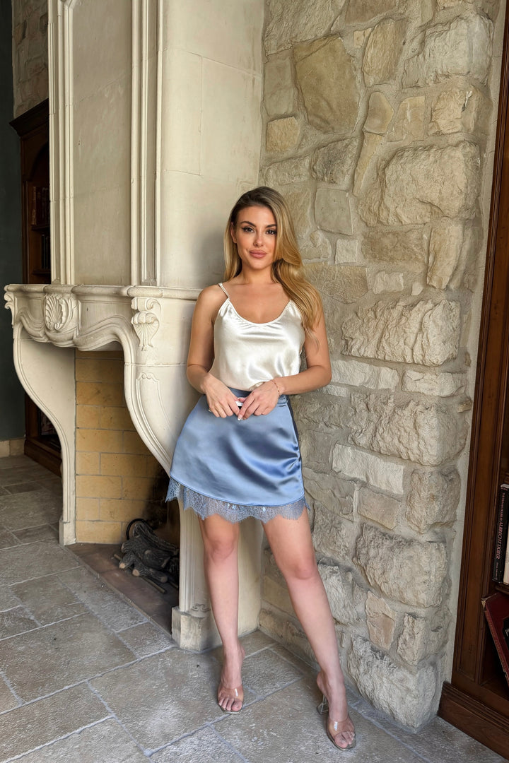 Janette Satin Top
