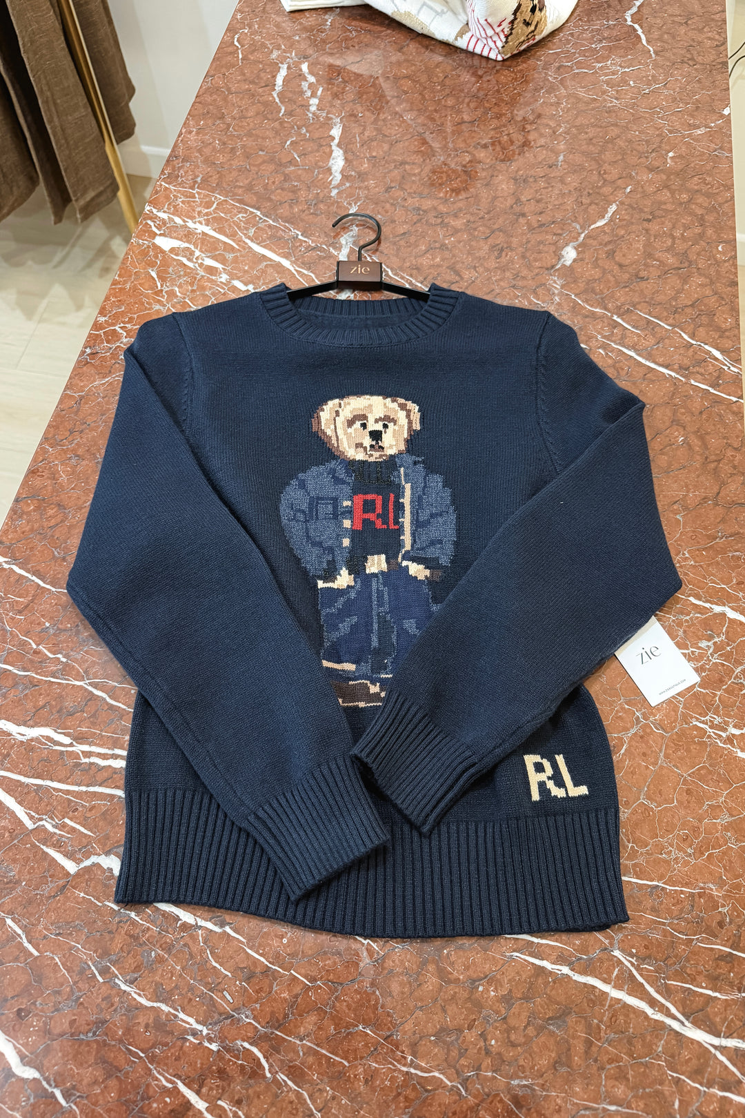 Ralphie Knit Sweater - Navy
