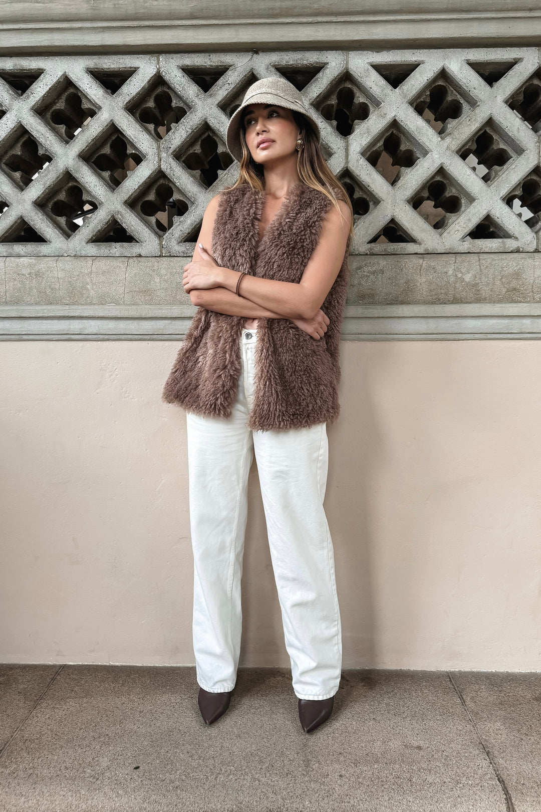 Natalie Fur Vest