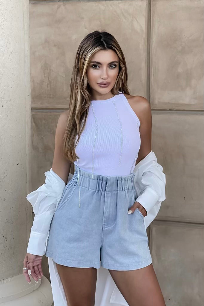 Kristine Denim Shorts