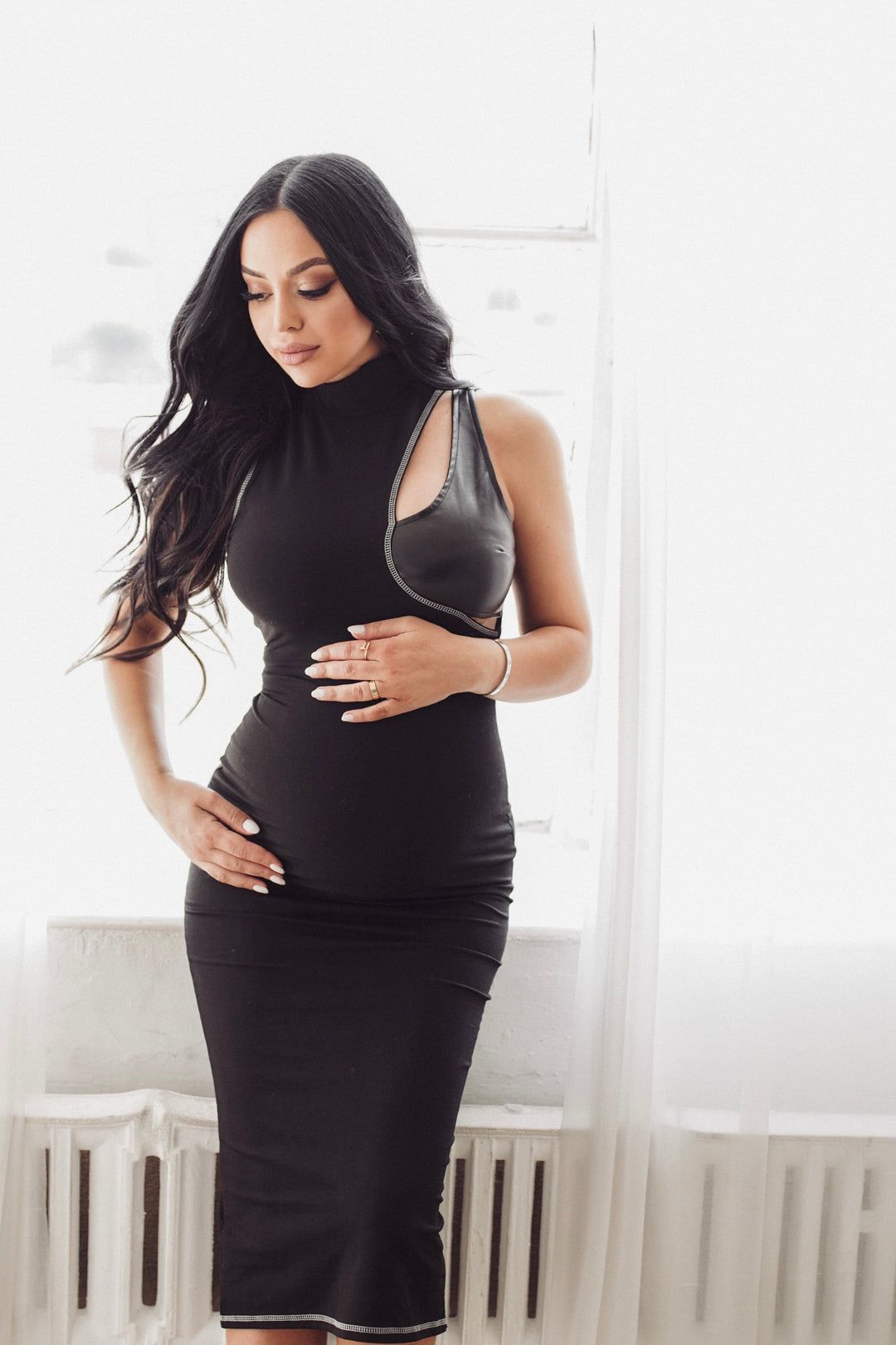 Dita Jacket + Dress (Black) - Maternity Collection