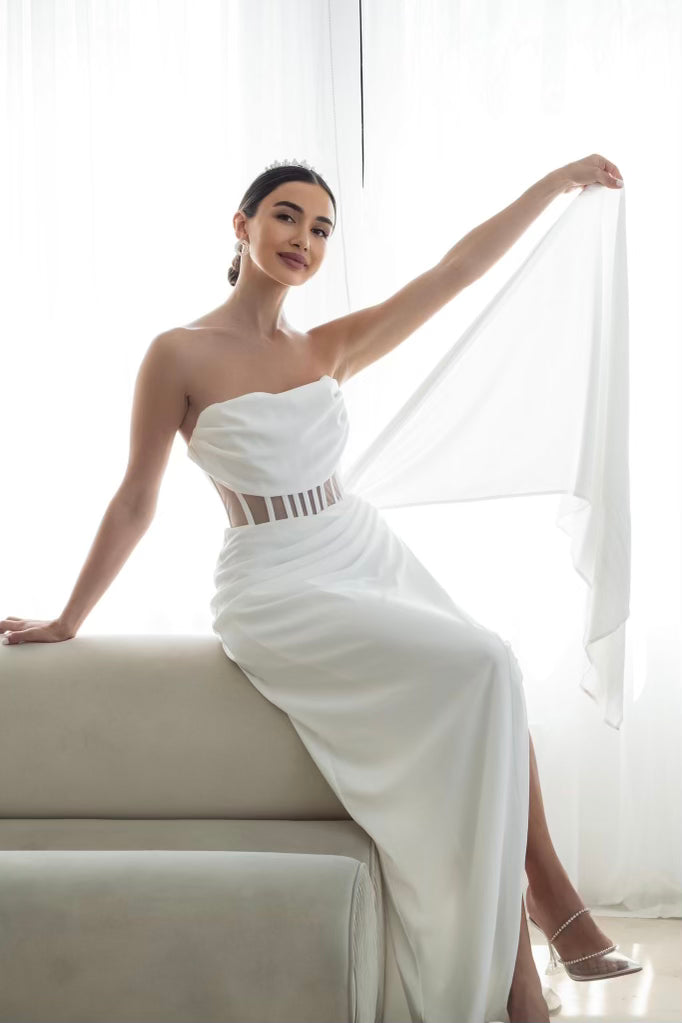 Romeo Gown - White