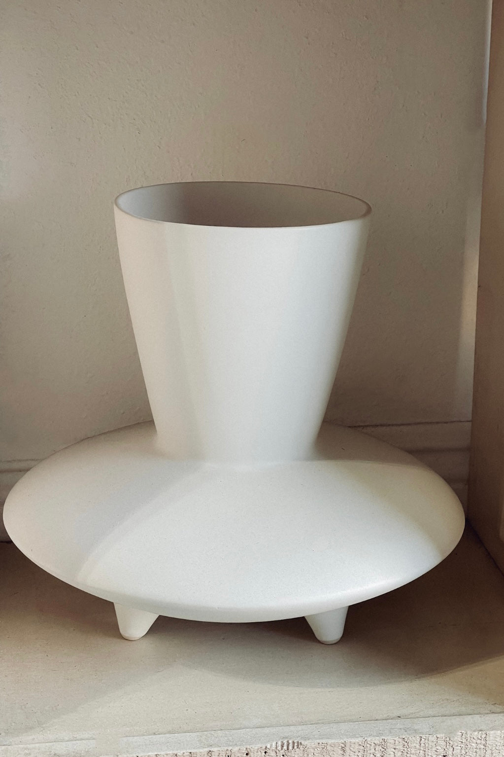 Ceramic Vase W/ Legs