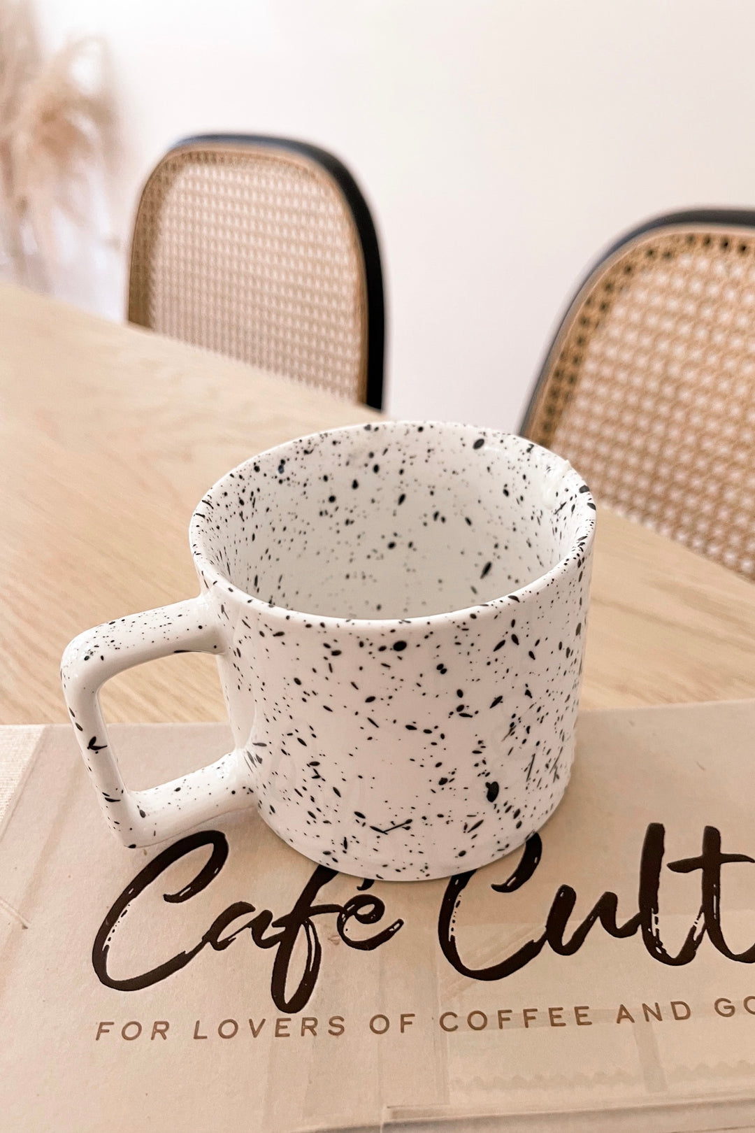 White + Black Dalmatian Mug