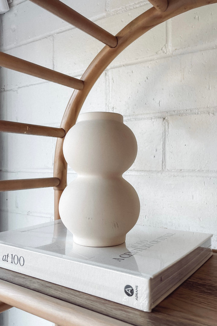 Double Circle Ceramic Vase