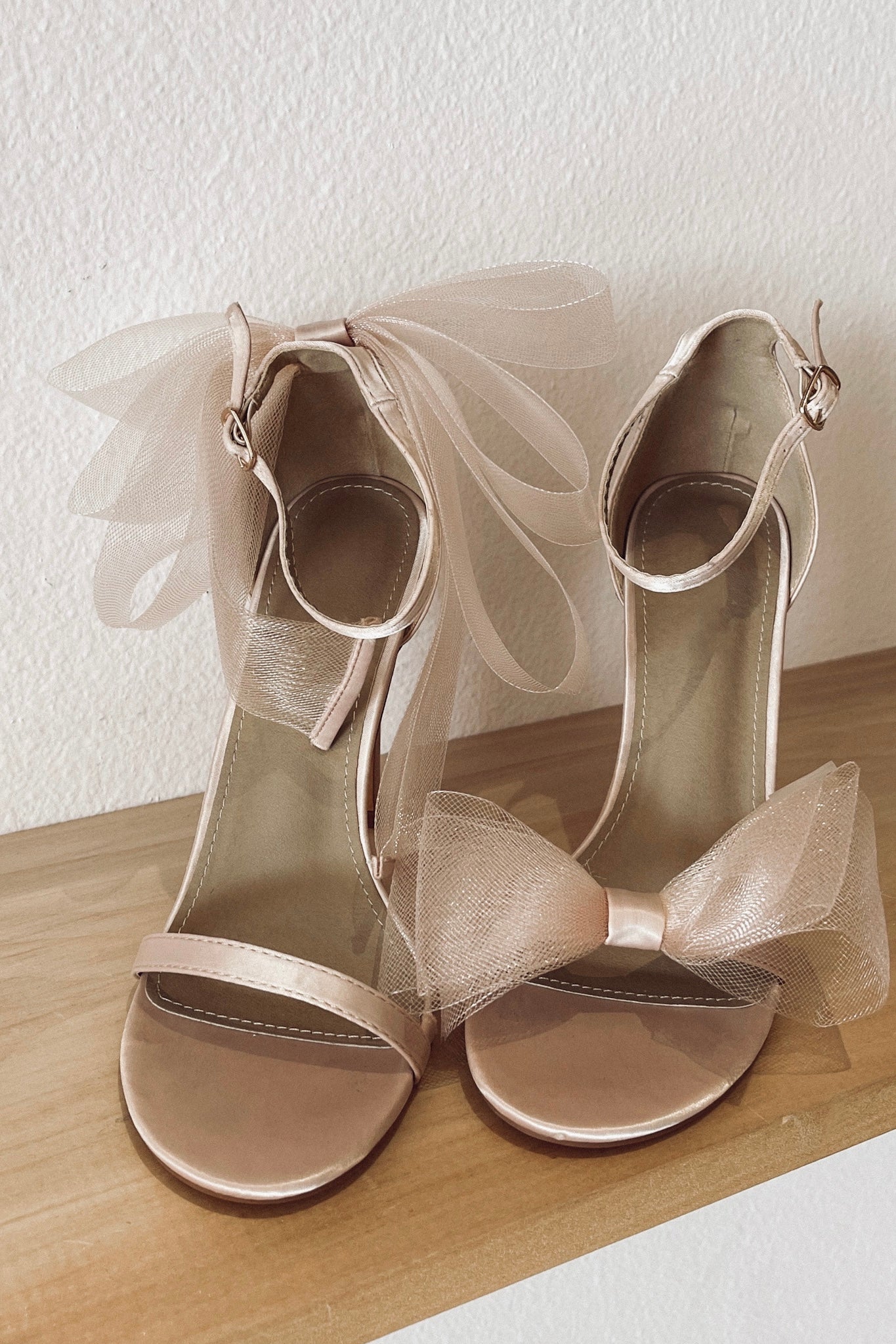 Nude satin heels best sale