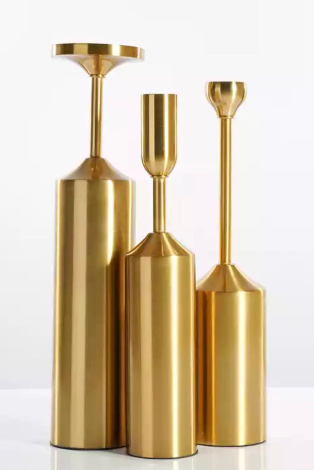 Modern Gold Candle Holder